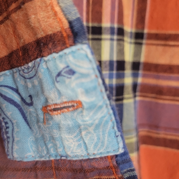 Mens Washed, Stoned and Beaten LS Button front Shirt 100% cotton Size M - Picture 6 of 11